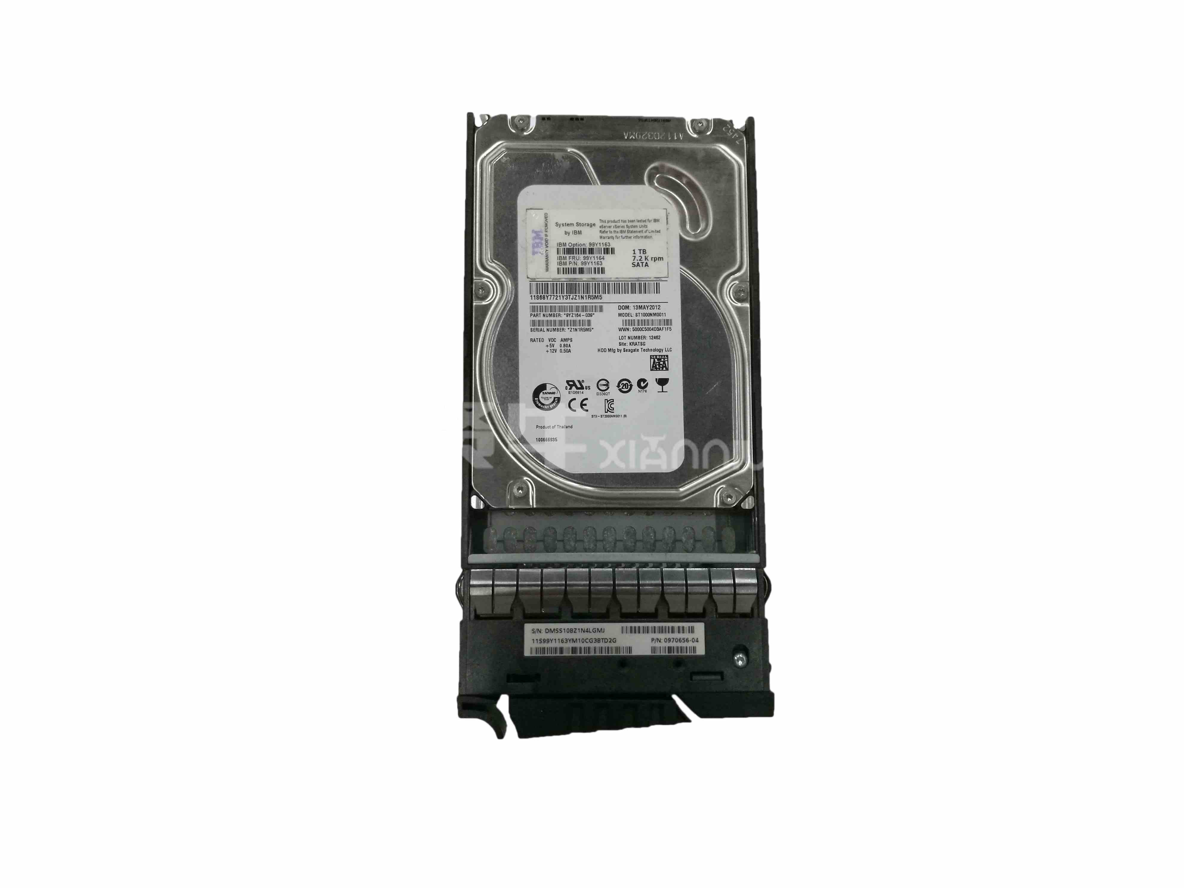 IBM XIV 2810 2812 1TB 7.2k SATA 3.5 存储硬盘 99Y1163