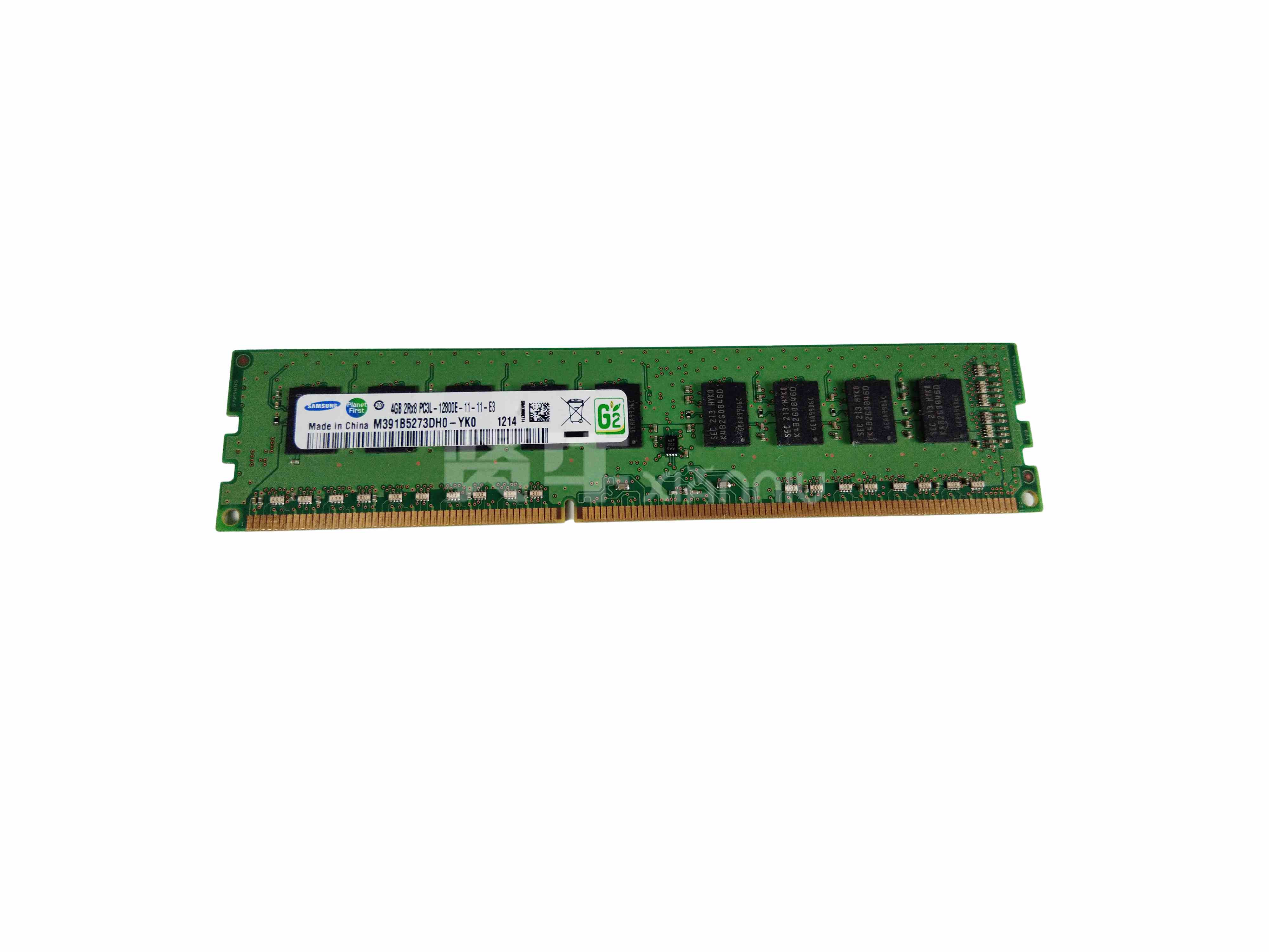 三星 1GB 1RX8 DDR3-1333 PC3-10600E ECC内存条 M391B2873FH0-CH9