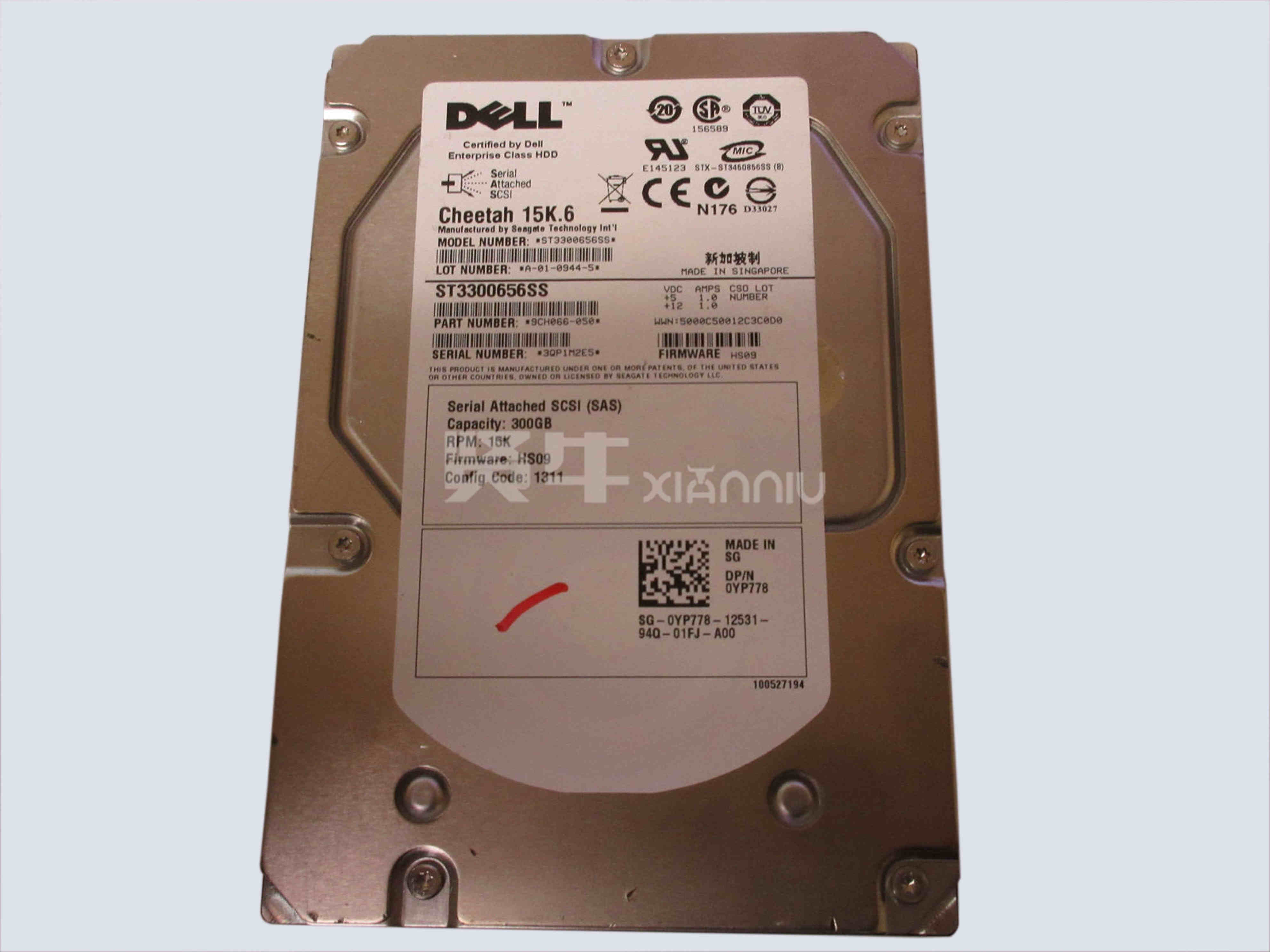 HITACHI/日立/HGST 300G 15K SAS 3.5 服务器盘 HUS153030VLS300